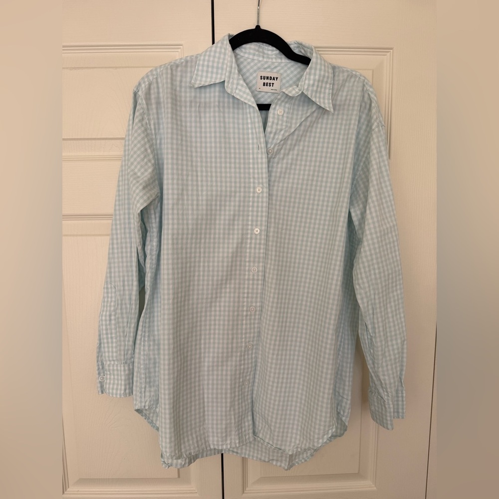Aritzia Gingham Top